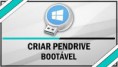  Como criar um pendrive bootável sem programas - 2014